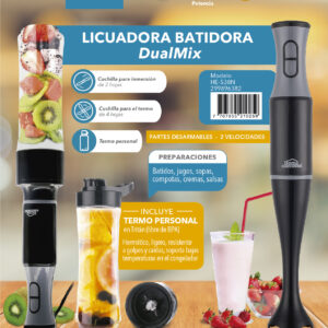 <b>BATIDORA DE INMERSION DUALMIX </b> &nbsp; &nbsp;