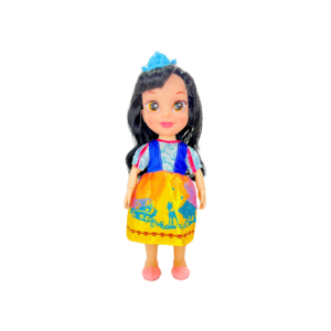 PRINCESA VESTIDO AMARILLO Y AZUL
