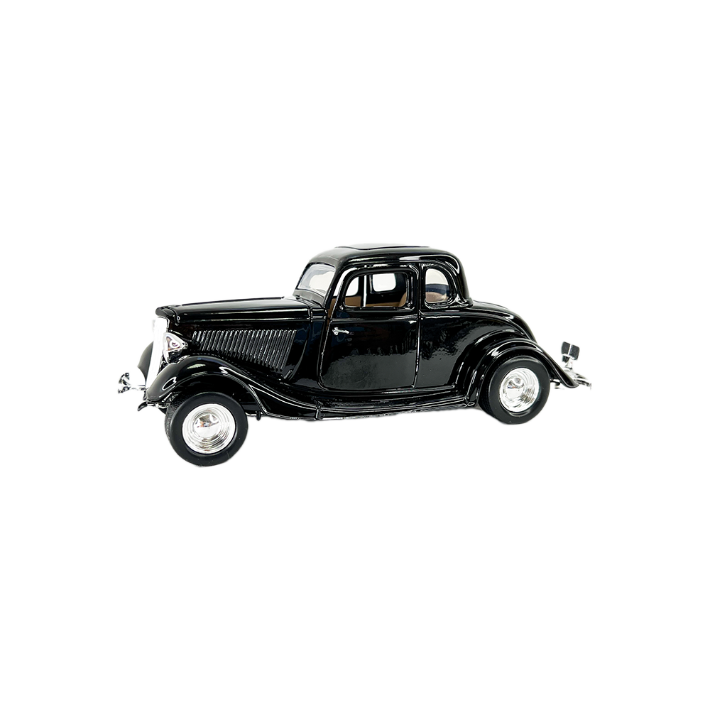 <strong>LEGENDARIOS - 1. Ford Coupe 1934</strong> <p style="font-weight: 400">¡NUEVA COLECCIÓN! Disfruta de las marcas más legendarias de vehículos en esta espectacular colección. Vehículos icónicos para que inicies tu colección, déjate conquistar con estos modelos. ¡No te quedes sin el tuyo!</p> <p style="font-weight: 400">Escala: 1/24</p> <p style="font-weight: 400">Tamaño: 19,5 cm de largo aprox</p> <p style="font-weight: 400">Material: metal con partes en plástico y llantas en goma</p> <p style="font-weight: 400">Abren puertas o capo según la referencia*</p>