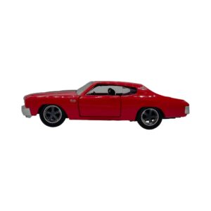 ¡Descubre la emocionante colección de autos coleccionables inspirados en la famosa película "Rápido y Furioso"! #27 DOM'S CHEVY CHEVELLEY RED - RÁPIDOS & FURIOSOS III. Esta serie a escala captura la esencia y la adrenalina de las películas, presentando una amplia gama de vehículos icónicos que han dejado su huella.