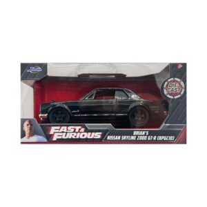 ¡Descubre la emocionante colección de autos coleccionables inspirados en la famosa película "Rápido y Furioso"! #28 BRIANS'S NISSAN SKYLINE ZOOO GT-R (KPGC10) - RÁPIDOS & FURIOSOS III. Esta serie a escala captura la esencia y la adrenalina de las películas, presentando una amplia gama de vehículos icónicos que han dejado su huella.