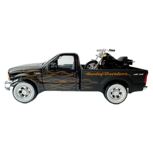 #6 1999 FORD F350 SUPER DUTY PICKUP / 2002 FXSTE NIGHT TRAIN - HARLEY DAVIDSON CYCLES HD