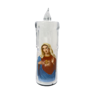 VELA RELIGIOSA DECORATIVA 12 CM