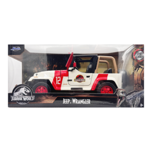 JURASSIK PARK 1.24 JEEP WRANGLER 92 Llévate, antes que se agoten, este increíble carro a escala, ¡no te quedes sin el tuyo! Unidades limitadas
