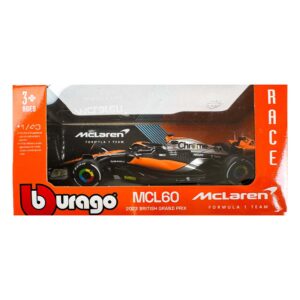 FÓRMULA 1 1/43 #3 MCLAREN MCL60 <ul> <li><span class="OYPEnA text-decoration-none text-strikethrough-none">Marca: Bugaro</span></li> <li><span class="OYPEnA text-decoration-none text-strikethrough-none">colección a escala 1/43</span></li> <li><span class="OYPEnA text-decoration-none text-strikethrough-none">Son 5 referencias diferentes</span></li> <li><span class="OYPEnA text-decoration-none text-strikethrough-none">MateriaL: METAL CON ACCESORIOS EN GOMA Y PLÁSTICO</span></li> <li><span class="OYPEnA text-decoration-none text-strikethrough-none">ALTO NIVEL DE DETALLE</span></li> <li><span class="OYPEnA text-decoration-none text-strikethrough-none">INCLUYE BASE</span></li> <li><span class="OYPEnA text-decoration-none text-strikethrough-none">Presentación en caja</span></li> </ul>