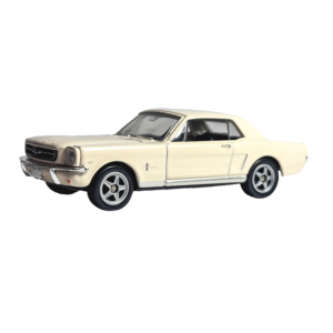 #1 1964-1/2 FORD MUSTANG COUPE BLANCO - RETRO LEGENDS