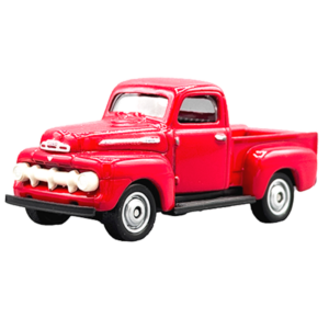 #4 1951 FORD F1 PICK UP ROJO - RETRO LEGENDS