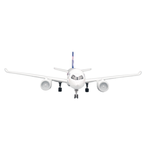 #5 DELTA AIR LINES A350 AIRCRAFT MODEL, Cuerpo de metal, tren de aterrizaje con alto nivel de detalle, 20 CM