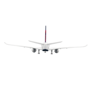 #5 DELTA AIR LINES A350 AIRCRAFT MODEL, Cuerpo de metal, tren de aterrizaje con alto nivel de detalle, 20 CM
