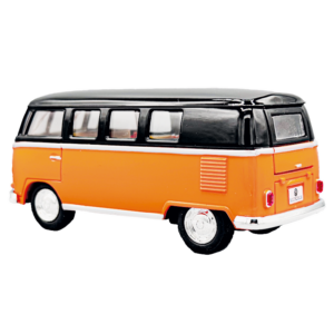 <p class="" data-start="0" data-end="69"><strong data-start="0" data-end="67">NARANJA BUS VOLKSWAGEN 1962</strong></p> <p class="" data-start="0" data-end="69"><strong data-start="0" data-end="67">Miniatura – Escala 1.32</strong></p> <p class="" data-start="71" data-end="237">Clásico modelo en miniatura con <strong data-start="103" data-end="128">alto nivel de detalle</strong> y <strong data-start="131" data-end="153">motor de retroceso</strong>. Fabricado con <strong data-start="169" data-end="188">cuerpo de metal</strong>, <strong data-start="190" data-end="209">llantas en goma</strong> y accesorios en plástico.</p> <p class="" data-start="239" data-end="386">✅ <strong data-start="241" data-end="274">Abre puertas según referencia</strong><br data-start="274" data-end="277" />✅ <strong data-start="279" data-end="308">Escala 1.32 | Peso: 110 grs</strong><br data-start="308" data-end="311" data-is-only-node="" />✅ <strong data-start="313" data-end="343">Cuatro colores disponibles</strong><br data-start="343" data-end="346" />✅ <strong data-start="348" data-end="384">Presentación individual sin caja</strong></p> <p class="" data-start="388" data-end="407"><strong data-start="388" data-end="398">Marca:</strong> KINSMART</p>