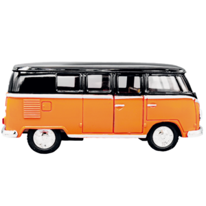 <p class="" data-start="0" data-end="69"><strong data-start="0" data-end="67">NARANJA BUS VOLKSWAGEN 1962</strong></p> <p class="" data-start="0" data-end="69"><strong data-start="0" data-end="67">Miniatura – Escala 1.32</strong></p> <p class="" data-start="71" data-end="237">Clásico modelo en miniatura con <strong data-start="103" data-end="128">alto nivel de detalle</strong> y <strong data-start="131" data-end="153">motor de retroceso</strong>. Fabricado con <strong data-start="169" data-end="188">cuerpo de metal</strong>, <strong data-start="190" data-end="209">llantas en goma</strong> y accesorios en plástico.</p> <p class="" data-start="239" data-end="386">✅ <strong data-start="241" data-end="274">Abre puertas según referencia</strong><br data-start="274" data-end="277" />✅ <strong data-start="279" data-end="308">Escala 1.32 | Peso: 110 grs</strong><br data-start="308" data-end="311" data-is-only-node="" />✅ <strong data-start="313" data-end="343">Cuatro colores disponibles</strong><br data-start="343" data-end="346" />✅ <strong data-start="348" data-end="384">Presentación individual sin caja</strong></p> <p class="" data-start="388" data-end="407"><strong data-start="388" data-end="398">Marca:</strong> KINSMART</p>